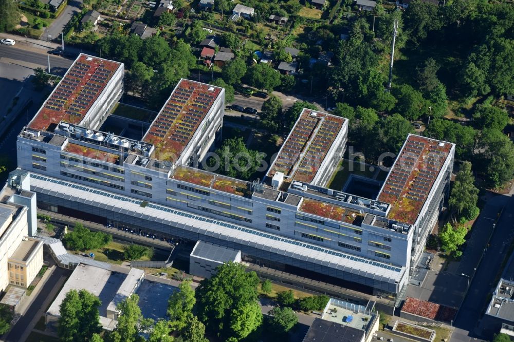 Aerial photograph Dresden - Health centre and doctor's house of the medical faculty of the University of Technology of Dresden clinic and outpatient clinic for women's welfare customer and obstetrics in Dresden in the federal state Saxony, Germany