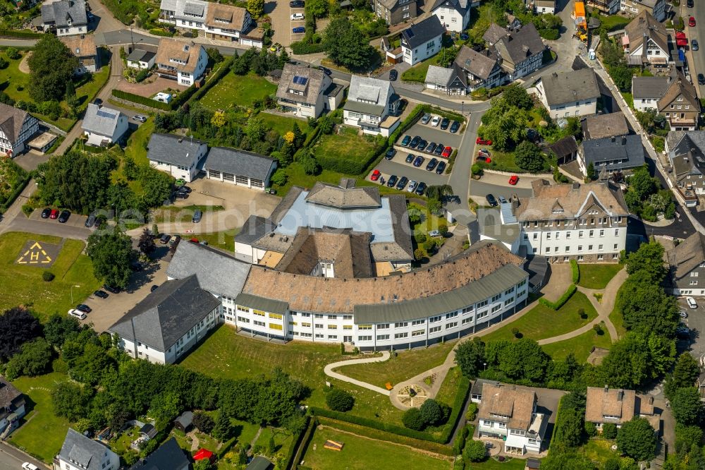 Aerial image Bad Fredeburg - Health and medical center Medizinisches Versorgungszentrum Bad Fredeburg Im Ohle in Bad Fredeburg in the state North Rhine-Westphalia, Germany