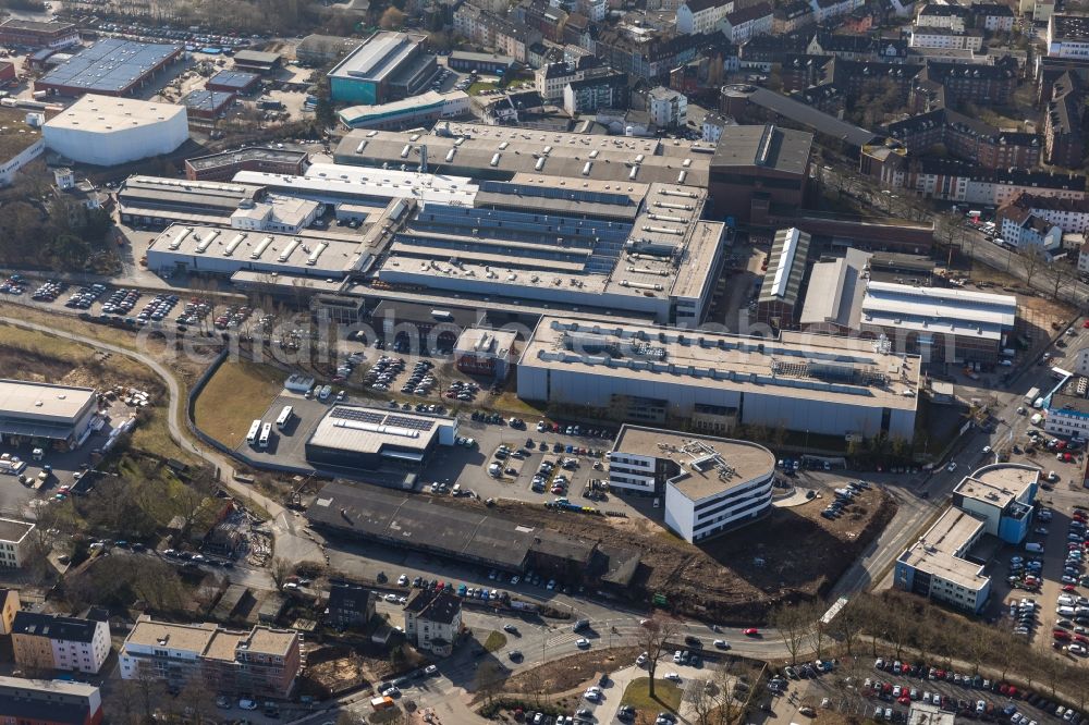 Witten from above - Health and medical center on Pferdebachstrasse in Witten in the state North Rhine-Westphalia