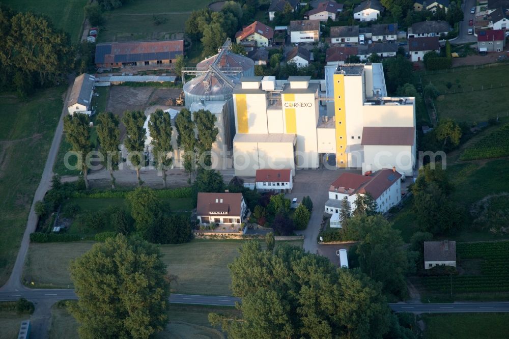 Aerial image Freimersheim (Pfalz) - Flvor mill of Cornexo GmbH in Freimersheim (Pfalz) in the state Rhineland-Palatinate, Germany