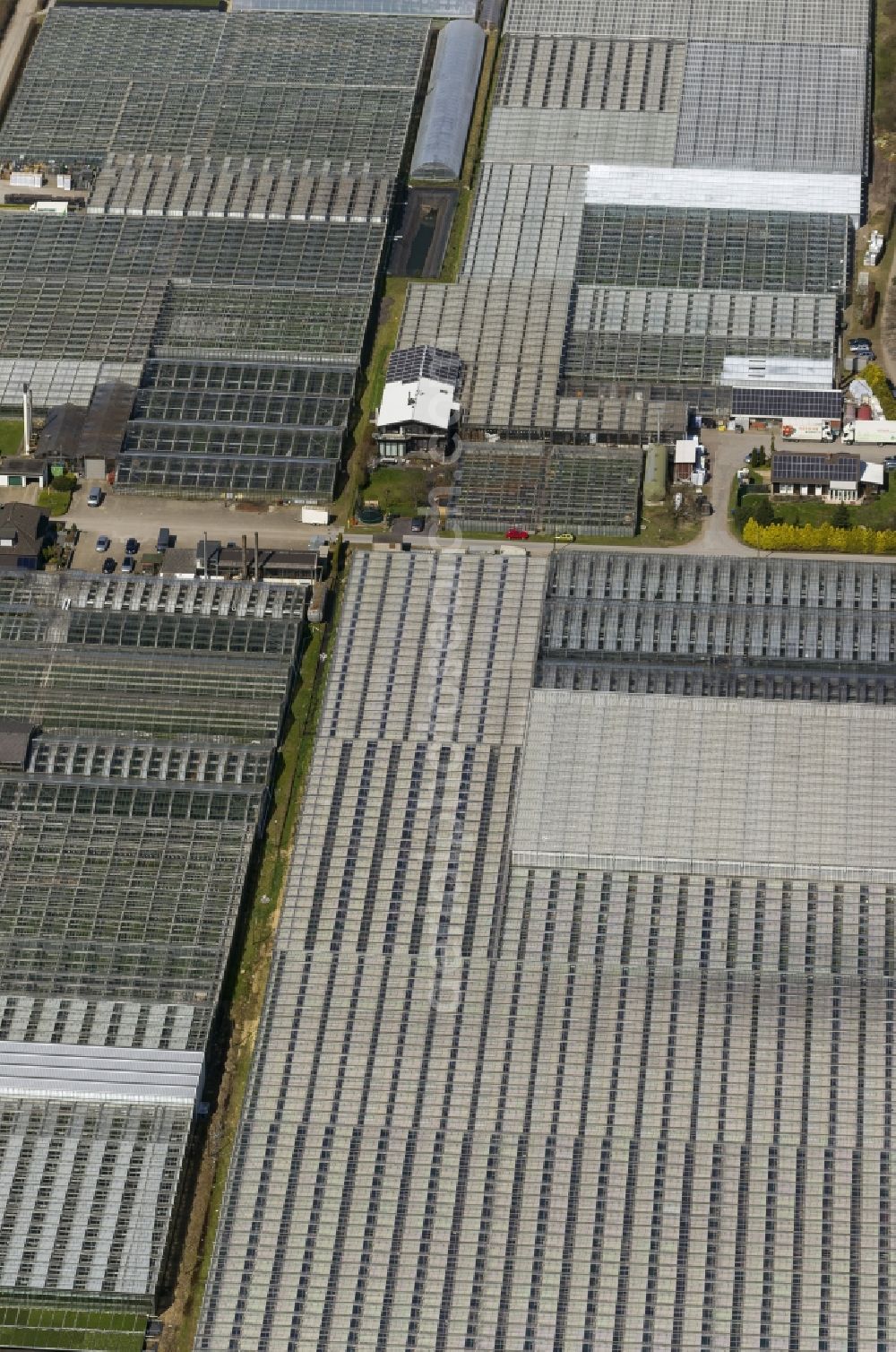 Aerial image Schermbeck - Greenhouse - nursery plants of the Aldenhoff GbR Schermbeck in the state of North Rhine-Westphalia