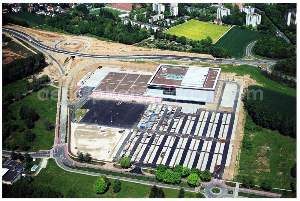 Aerial image Eschborn - Gewerbe und Entwicklungsgebiet Sossenheim der HVB-Projekt am Gewerbegebiet Eschenborn- Süd bei Frankfurt am Main (Hessen)