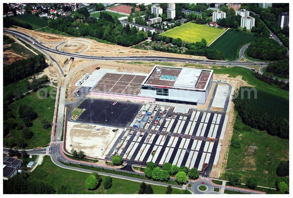 Aerial photograph Eschborn - Gewerbe und Entwicklungsgebiet Sossenheim der HVB-Projekt am Gewerbegebiet Eschenborn- Süd bei Frankfurt am Main (Hessen)