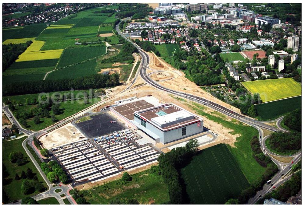 Eschborn from above - Gewerbe und Entwicklungsgebiet Sossenheim der HVB-Projekt am Gewerbegebiet Eschenborn- Süd bei Frankfurt am Main (Hessen)