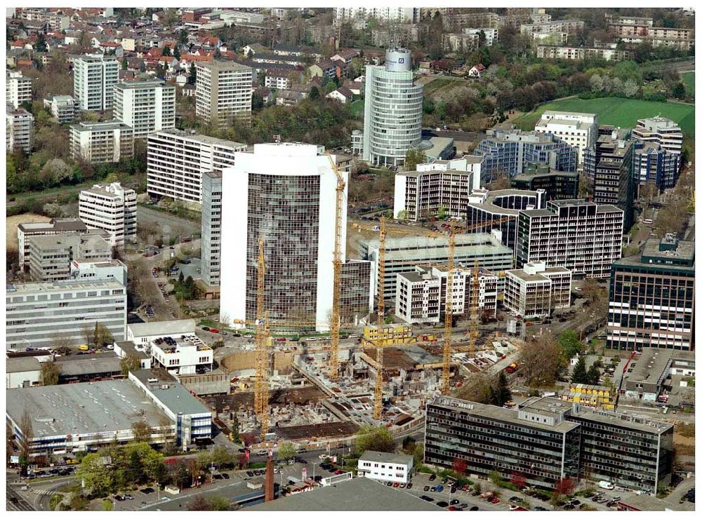 Aerial image FRANKFURT AM MAIN - Gewerbe- und Entwicklungsgebiet Sossenheim der HVB-Projekt am Gewerbegebiet Eschenborn-Süd in Frankfurt/Main (Hessen).