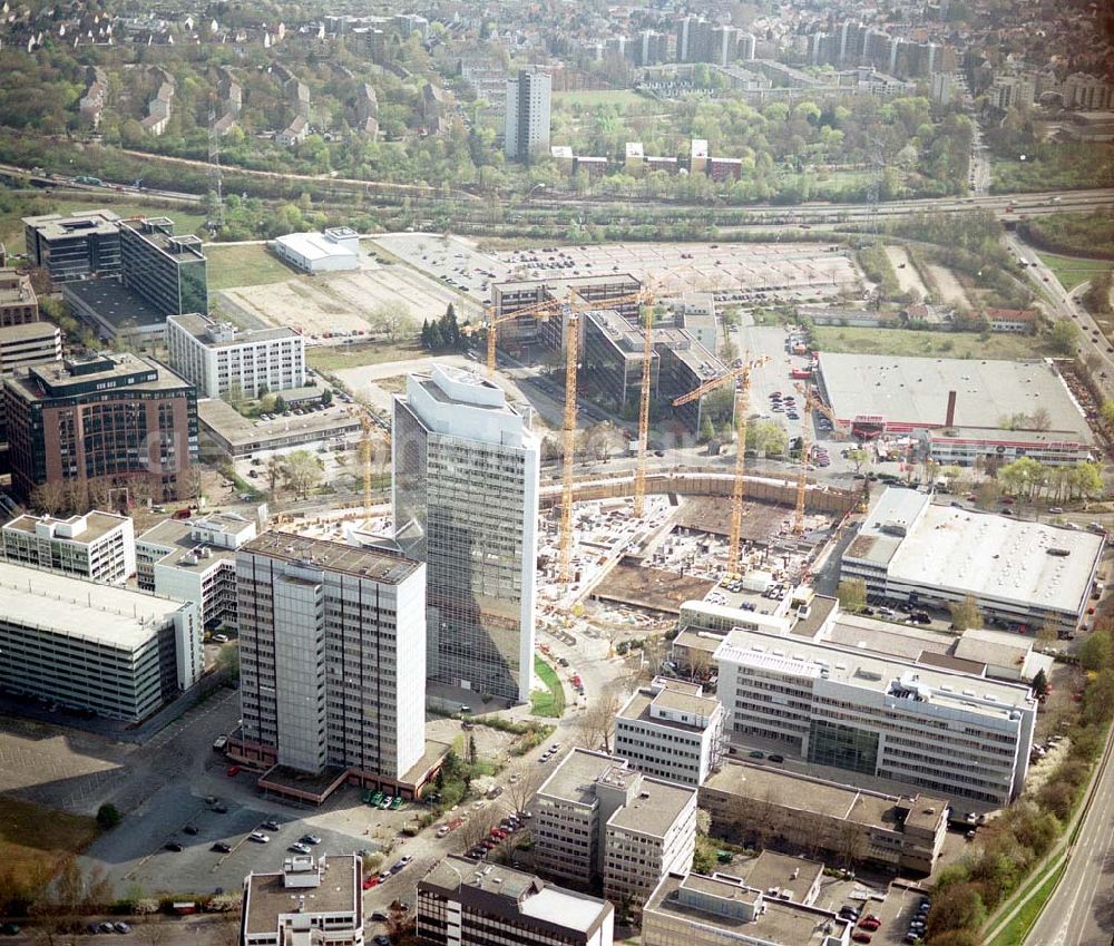 Aerial image FRANKFURT AM MAIN - Gewerbe- und Entwicklungsgebiet Sossenheim der HVB-Projekt am Gewerbegebiet Eschenborn-Süd in Frankfurt/Main (Hessen).