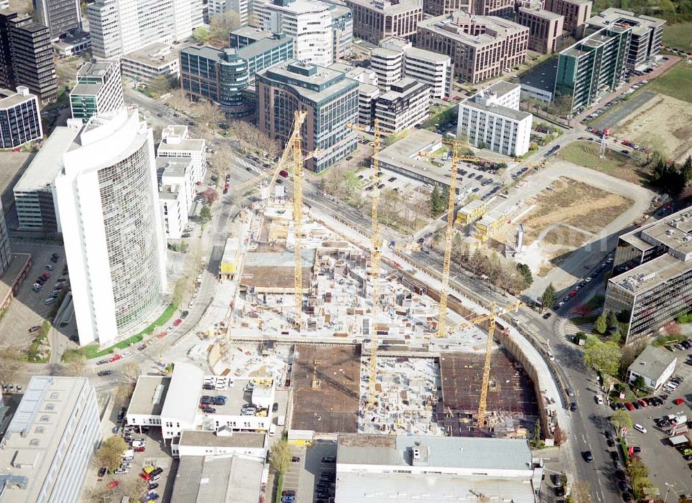 FRANKFURT AM MAIN from above - Gewerbe- und Entwicklungsgebiet Sossenheim der HVB-Projekt am Gewerbegebiet Eschenborn-Süd in Frankfurt/Main (Hessen).