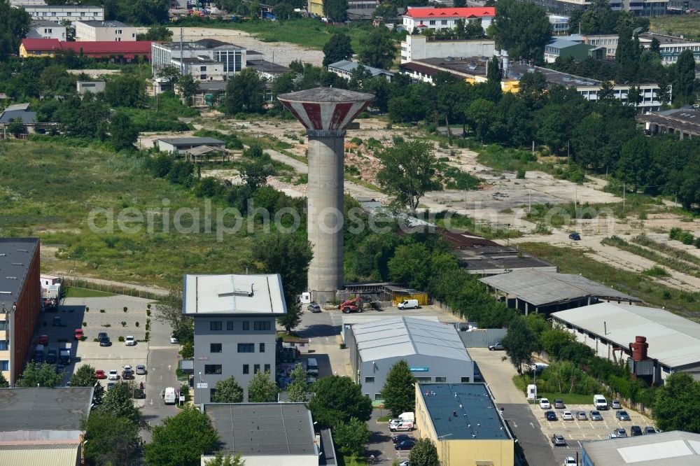 Bukarest from the bird's eye view: Commercial and industrial area Iride Business Park in Bucharest, Romania. The property on the street Dimitrie Pompei Blvd. is a project of IMMOFINANZ AG