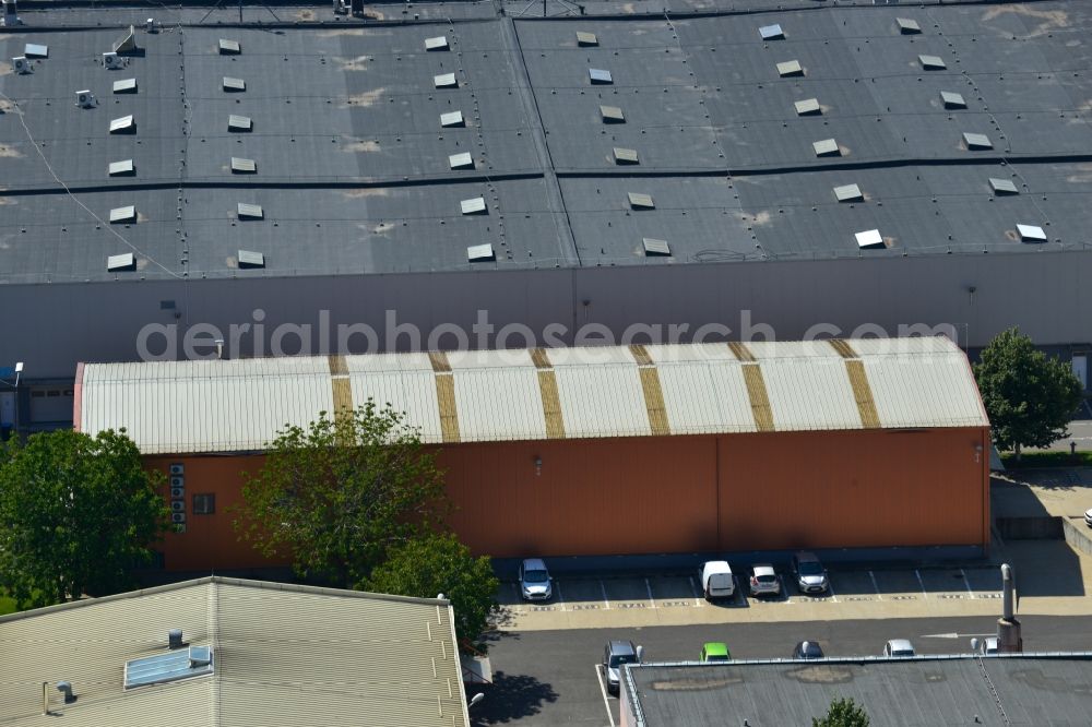 Aerial photograph Bukarest - Commercial and industrial area Iride Business Park in Bucharest, Romania. The property on the street Dimitrie Pompei Blvd. is a project of IMMOFINANZ AG