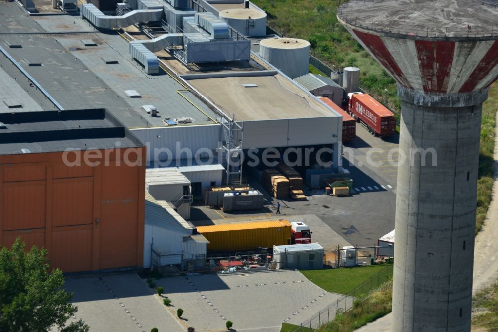 Bukarest from above - Commercial and industrial area Iride Business Park in Bucharest, Romania. The property on the street Dimitrie Pompei Blvd. is a project of IMMOFINANZ AG