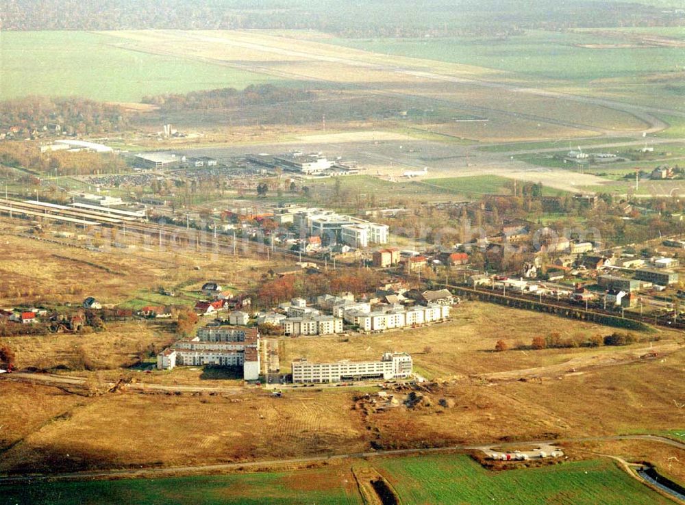 Schönefeld - Brandenburg from the bird's eye view: 