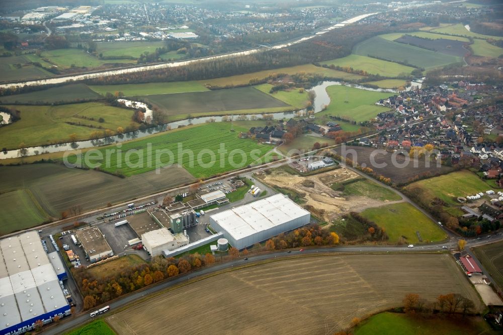 Aerial photograph Werne - Industrial estate and company settlement Brede in the district Ruhr Metropolitan Area in Werne in the state North Rhine-Westphalia