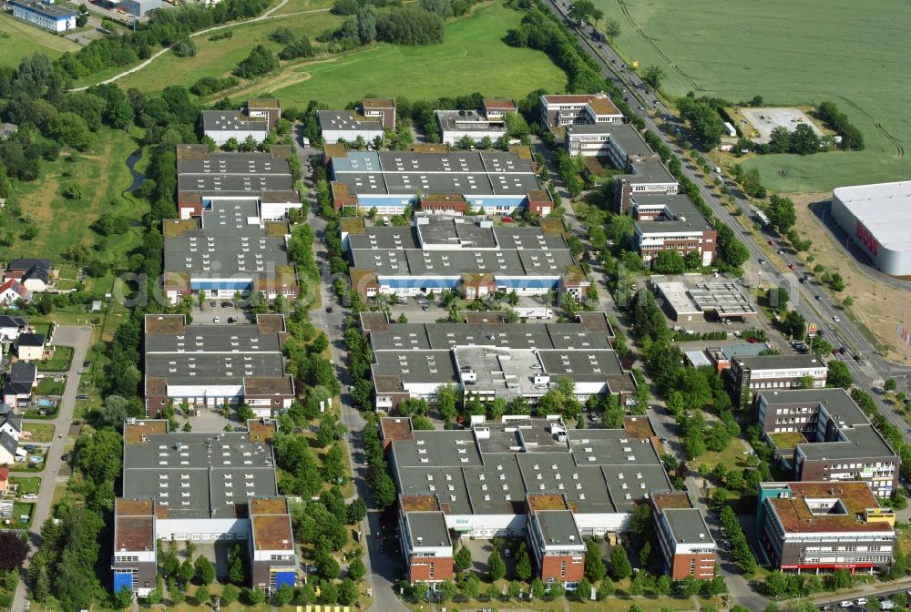 Aerial photograph Berlin - Office and industrial estate Gip in Mahlsdorf