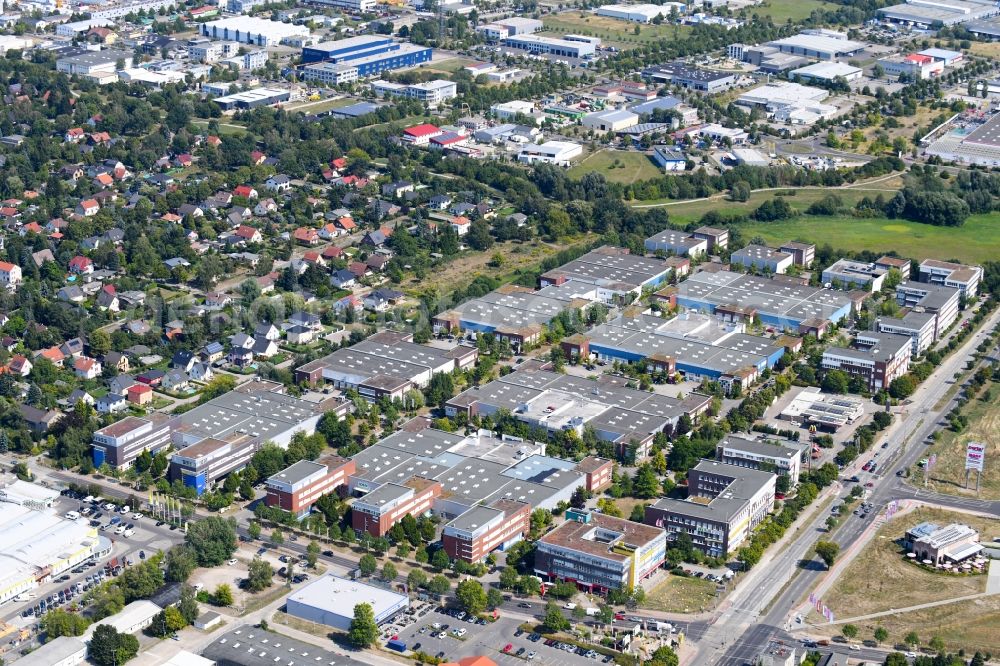 Berlin from above - Office and industrial estate Gip in Mahlsdorf