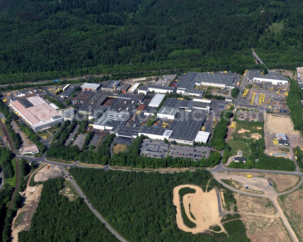 Aerial image Buchholz, Boppard - Industrial estate and company settlement in Buchholz, Boppard in the state Rhineland-Palatinate