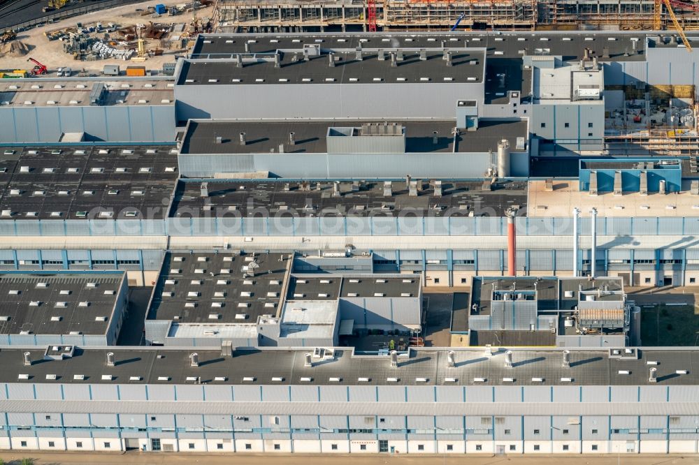 Aerial image Kehl - Industrial estate and company settlement Firma Koehler Kehl GmbH in Kehl in the state Baden-Wurttemberg, Germany