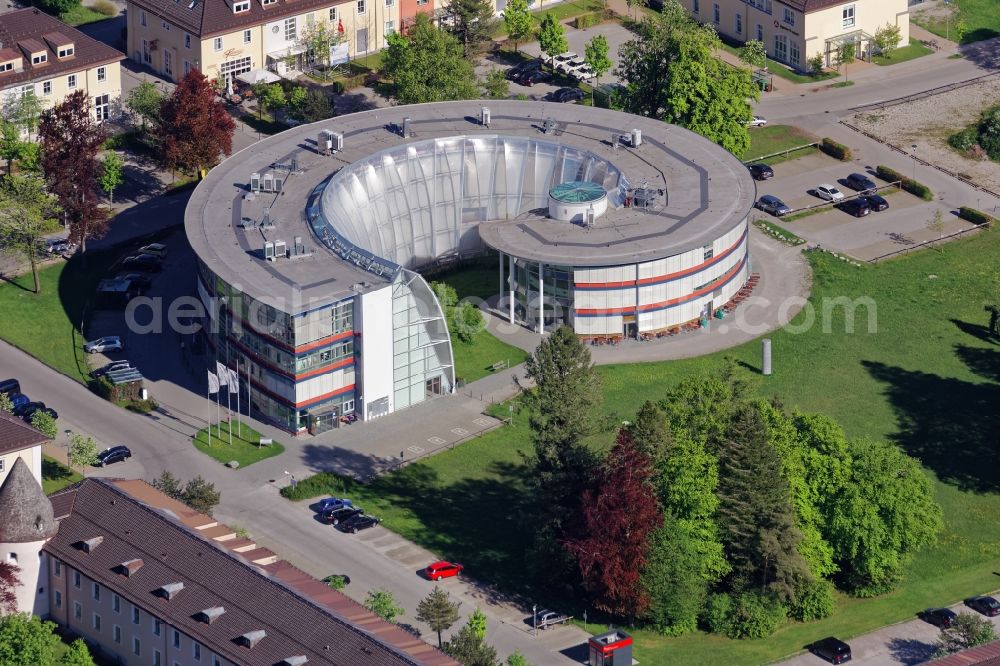 Bad Tölz from the bird's eye view: Industrial estate and company settlement FlintCenter in Bad Toelz in the state Bavaria, Germany