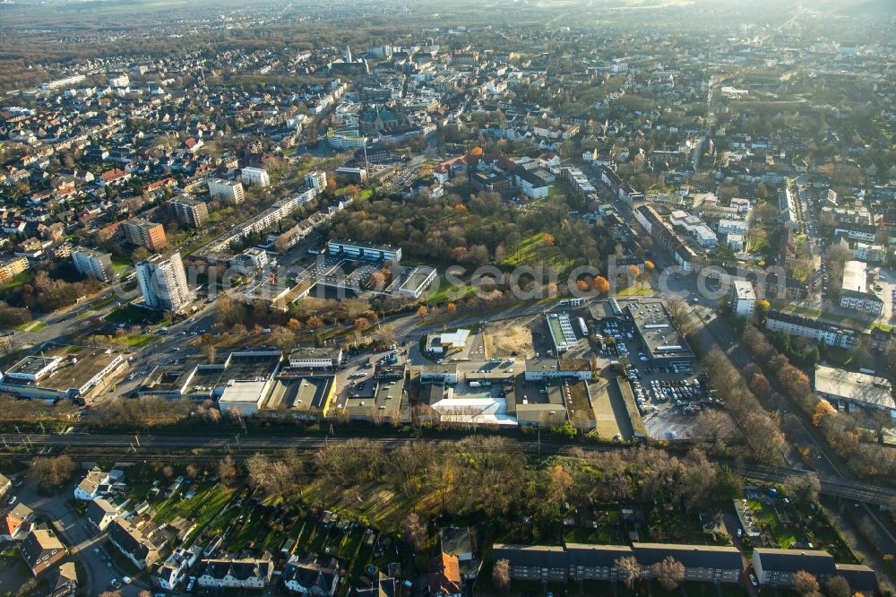 Gelsenkirchen from above - Industrial estate and company settlement in Gelsenkirchen-Buer in the state North Rhine-Westphalia