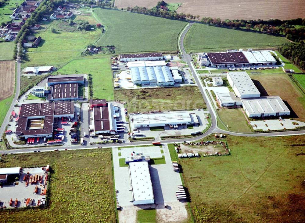 Groß - Kienitz from above - Gewerbegebiet Groß-Kienitz / BRB.