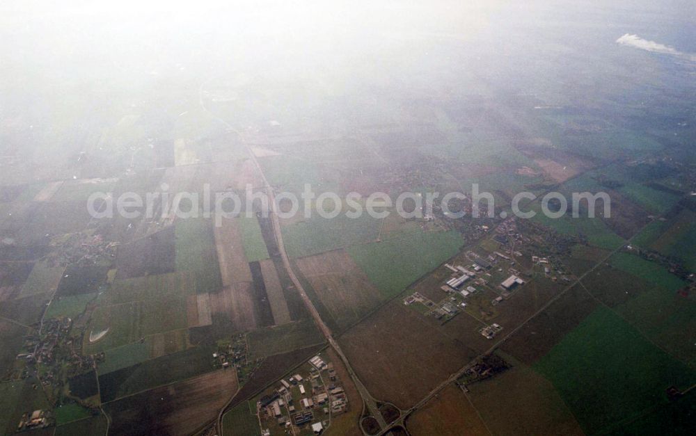 Aerial image Kabelsketal - Industrial estate and company settlement Grosskugel in Kabelsketal in the state Saxony-Anhalt, Germany