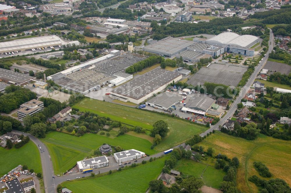 Aerial photograph Herne - View of a business park in Herne in the state North Rhine-Westphalia