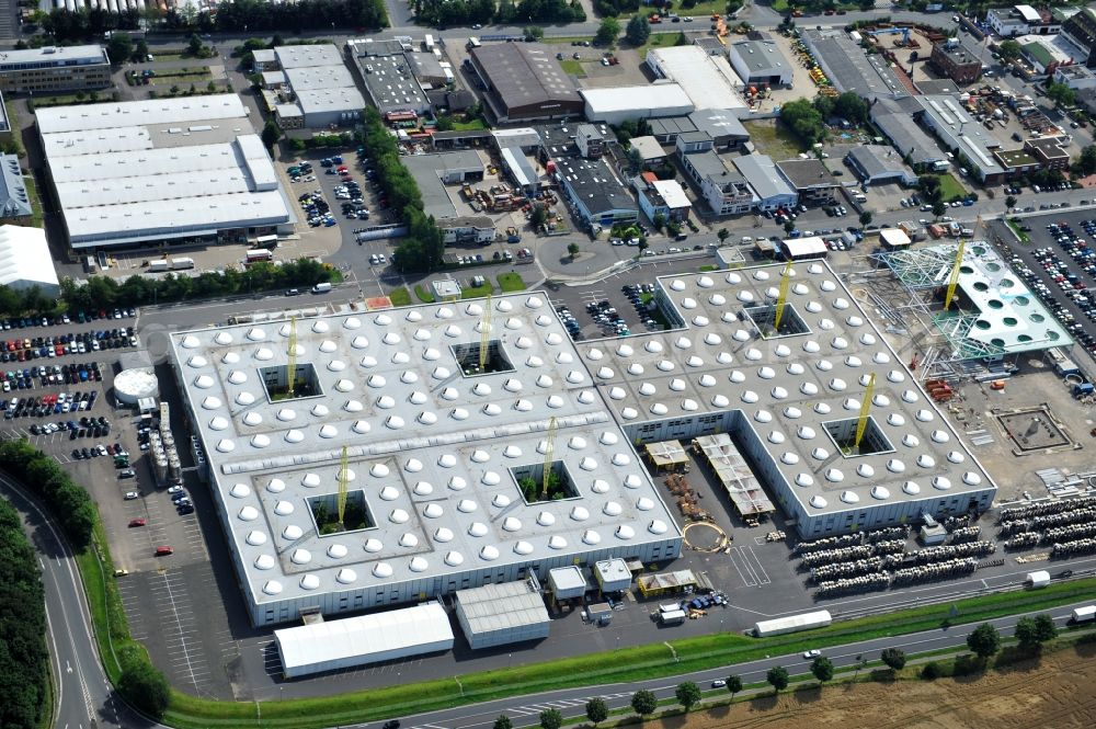 Aerial photograph Köln - View of commercial area in Cologne in North Rhine-Westphalia