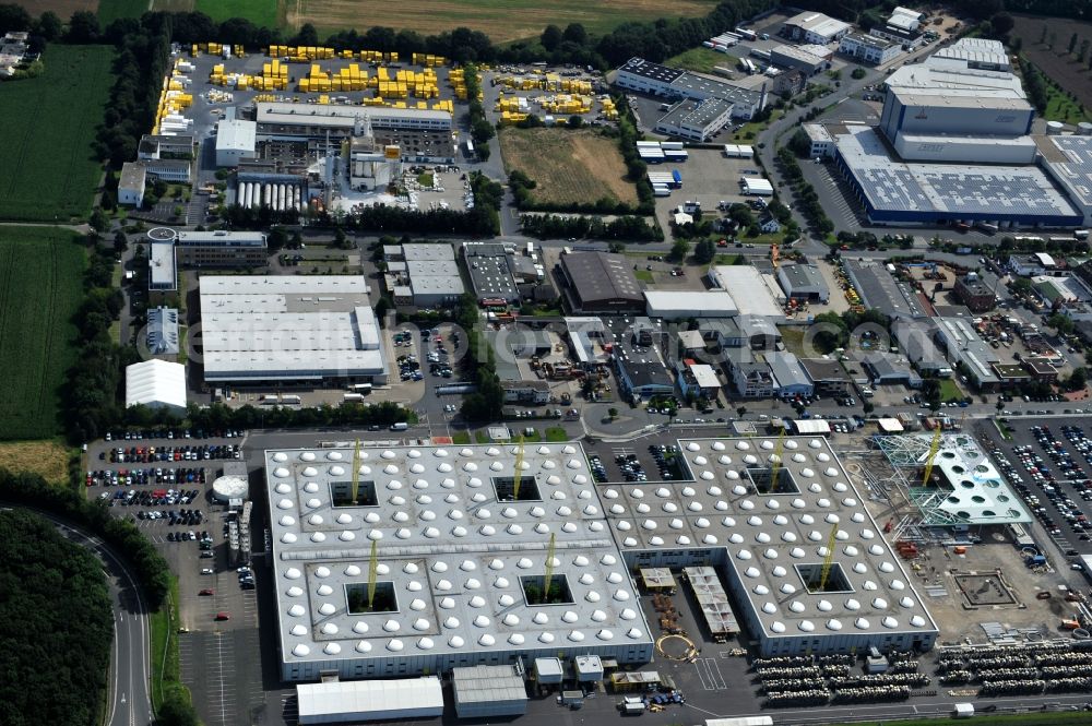 Köln from above - View of commercial area in Cologne in North Rhine-Westphalia