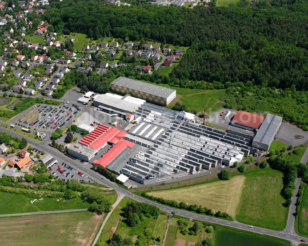 Aerial photograph Lauterbach (Hessen) - Industrial estate and company settlement in Lauterbach (Hessen) in the state Hesse, Germany