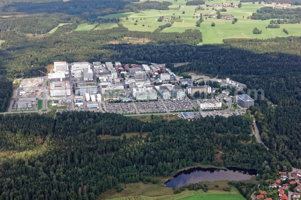 Aerial photograph Penzberg - Industrial and commercial area Nonnenwald in Penzberg in the state Bavaria