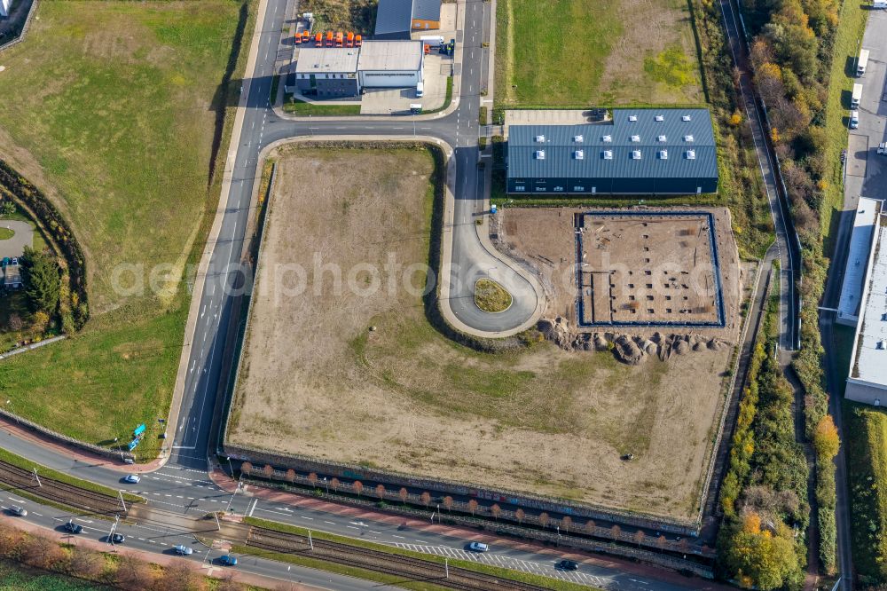 Aerial photograph Bochum - Industrial estate and company settlement An of Salzstrasse - Am Hellweg in Bochum in the state North Rhine-Westphalia, Germany