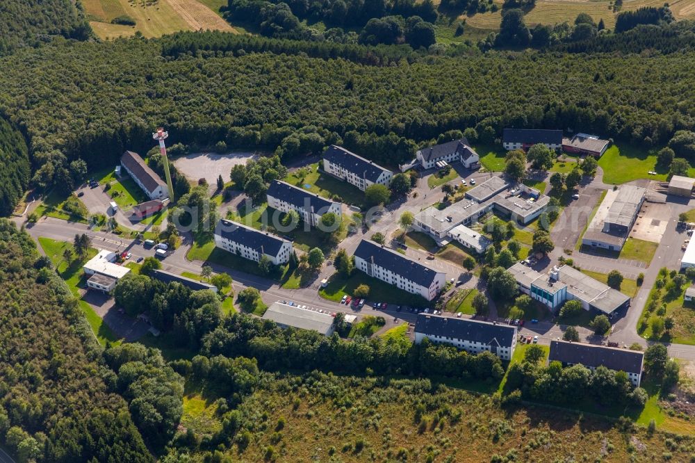 Aerial photograph Burbach - Industrial estate Siegerland and company settlement in Burbach in the state North Rhine-Westphalia