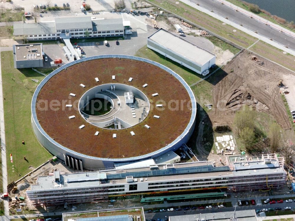 Berlin from above - Industrial estate and company settlement Technologiepark Adlershof in the district Adlershof - Johannisthal in Berlin, Germany