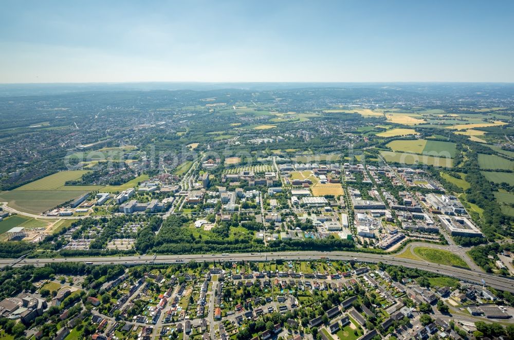 Dortmund from the bird's eye view: Industrial park TechnologiePark Dortmund in Dortmund in the state North Rhine-Westphalia, Germany