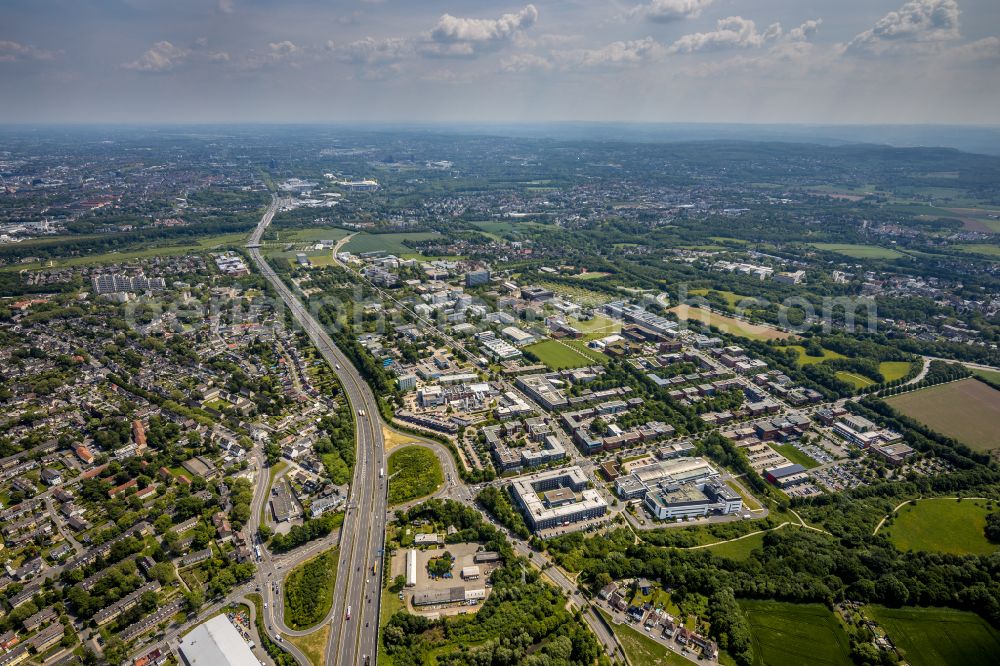 Aerial photograph Dortmund - Industrial park TechnologiePark Dortmund in Dortmund in the state North Rhine-Westphalia, Germany