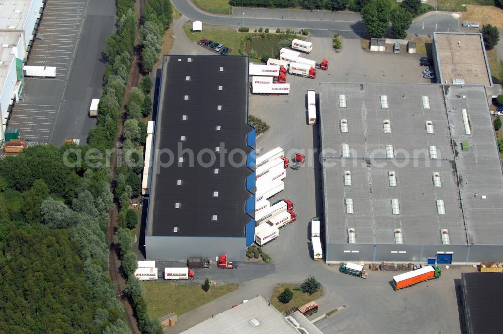 Aerial image Unna - Gewerbehof im Industriegebiet Nord mit zwei Logistikhallen (2000 und 33254 qm), Bürogebäude mit Lagerhalle (7366 qm) und Lager- und Produktionshalle (550 qm) Adresse: Dreherst. 9-13, 59425 Unna; Vermietung / Verwaltung: Unternehmensgruppe Markus Gerold, An der Vaerstbrücke 1, 59425 Unna, Tel. +49(0)2303 25036-26, Fax +49(0)2303 25036-27, E-Mail: info@markus-gerold.de