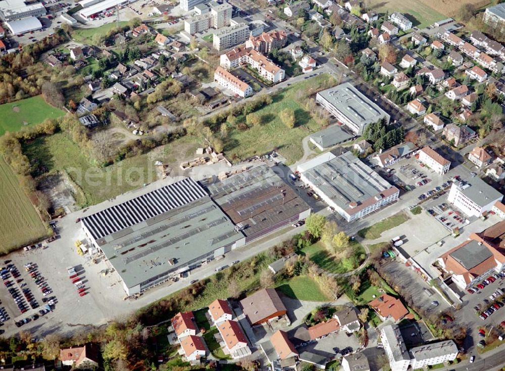 Augsburg from above - Gewerbeobjekt der MÜBAU an der Ulmerstraße 249 - 255 in 86391 Stadtbergen / Augsburg.