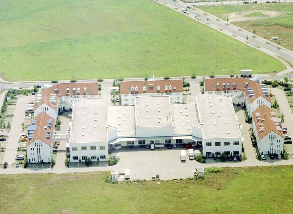 Aerial image Wustermark - Brandenburg - Gewerbepark Dyrotz - Wustermark