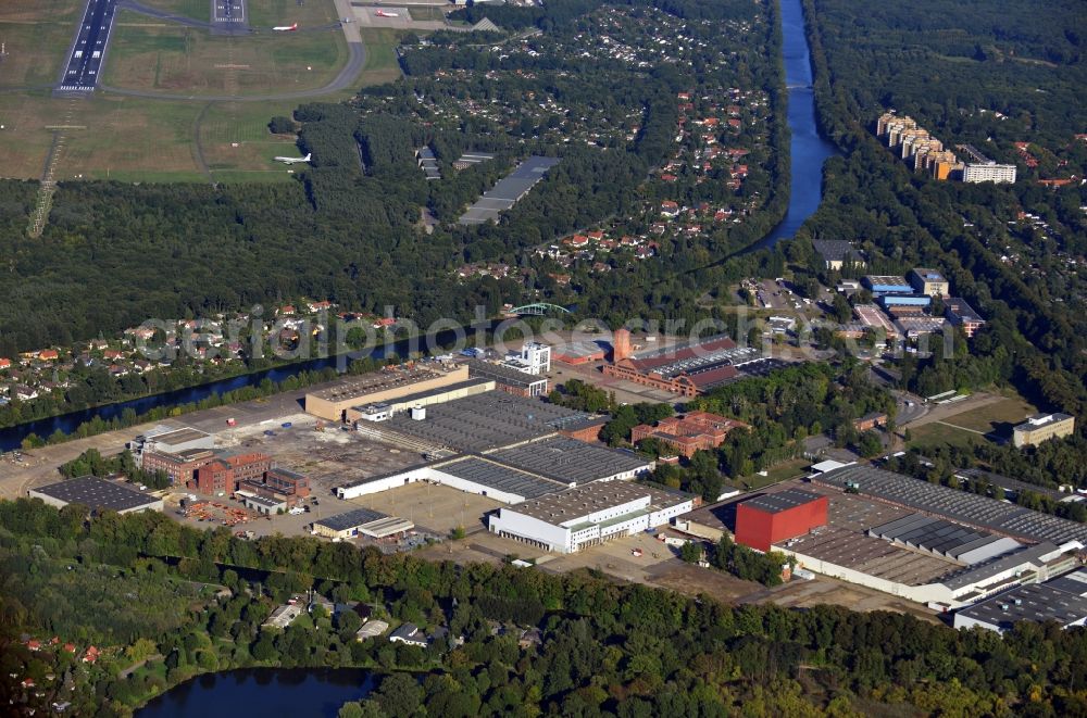 Berlin OT Siemensstadt from above - View of the industrial park Gartenfeld in the district of Siemensstadt in Berlin