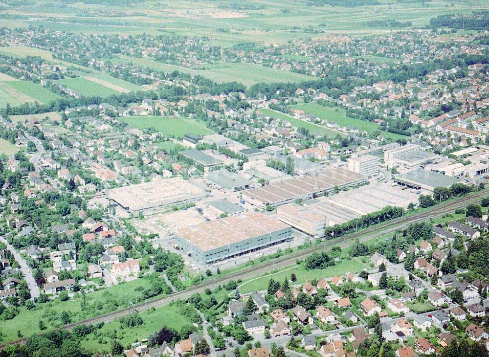 Aerial image München - Gewerbepark München - Allach am Kirschgelände / Nähe Allacher Straße - ein Objekt der HVB -Projekt München.