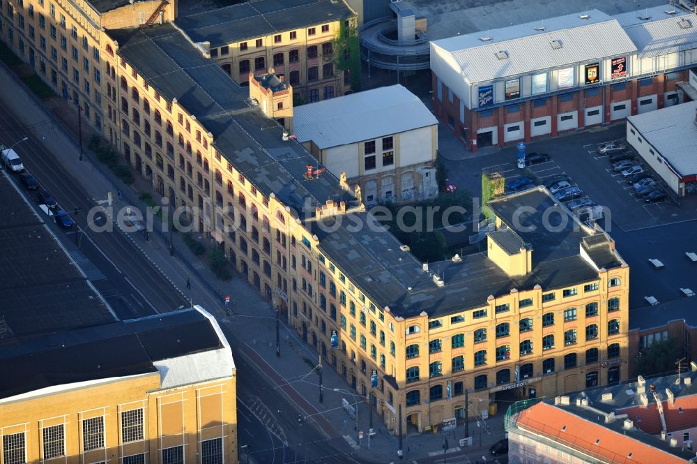 Aerial photograph Berlin - View of trade center in Berlin-Oberschöneweide in Berlin