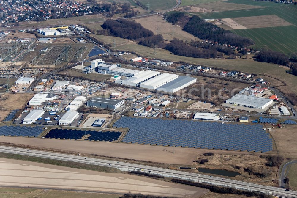 Aerial image Neuenhagen bei Berlin - Business center Neuenhagen in Brandenburg