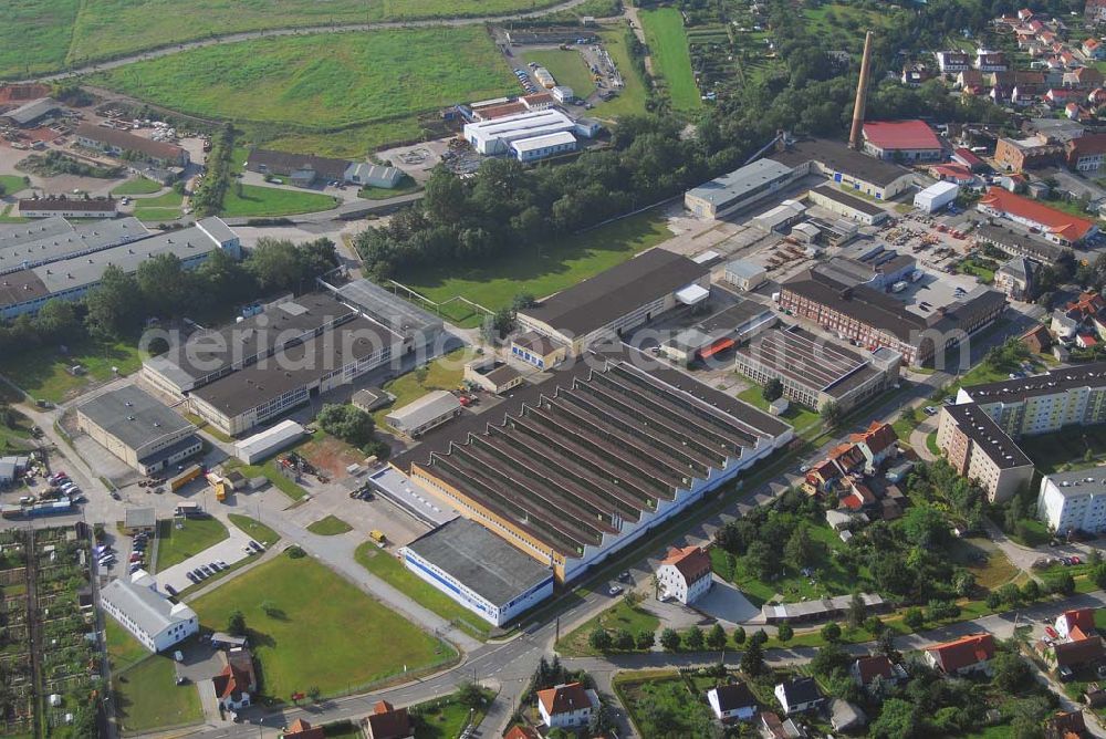 Stadtilm from above - Blick auf das Gewes Gelenkwellenwerk Stadtilm GmbH in der Weimarische Str. 56 in 99326 Stadtilm. Tel: 03629/640-0 Fax: 03629/800002 Web: http://