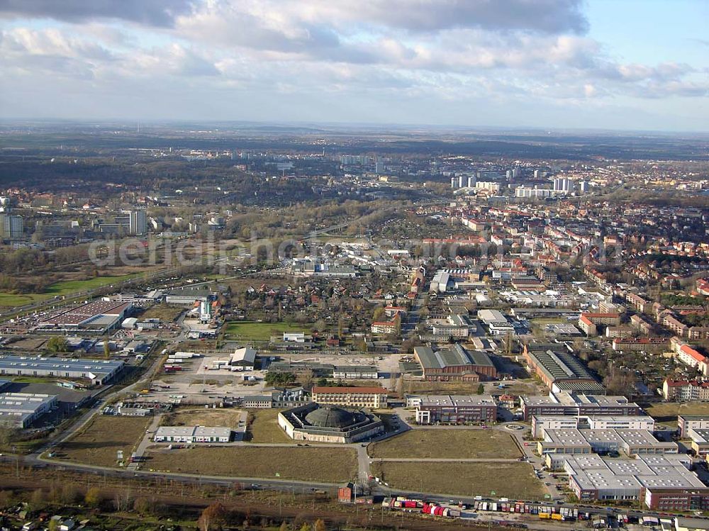 Potsdam-Babelsberg from above - 24.11.2004 Potsdam - Babelsberg GiP Gewerbe im Park Gesellschaft mit beschränkter Haftung August-Bebel-Straße 26-53 14482 Potsdam