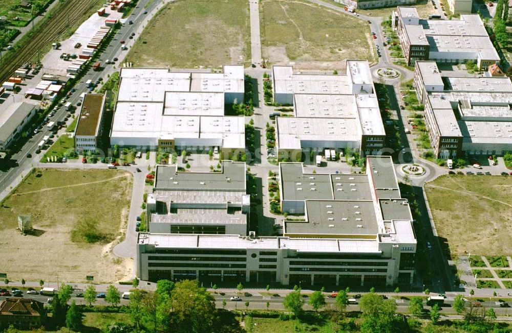 Potsdam / Brandenburg from above - GIP - Gewerbegebiet in Potsdam - Babelsberg Datum: 05.05.03