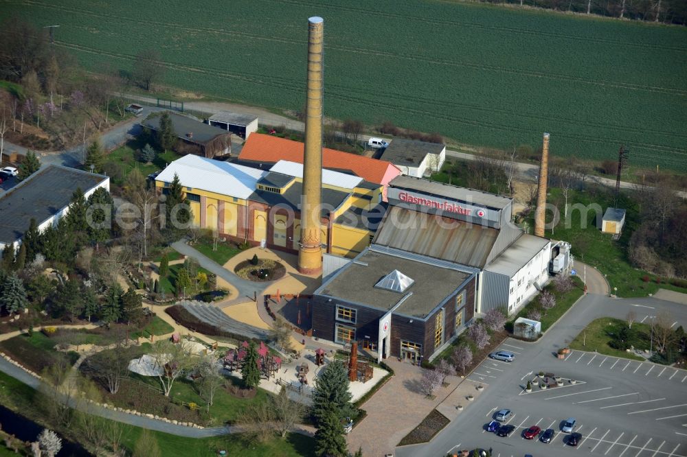 Aerial photograph Derenburg - Glass manufactory Derenburg in Saxony-Anhalt