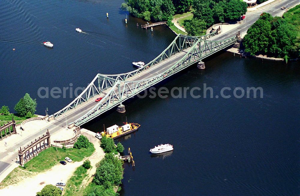 Aerial image Potsdam - Glienicker Brücke.