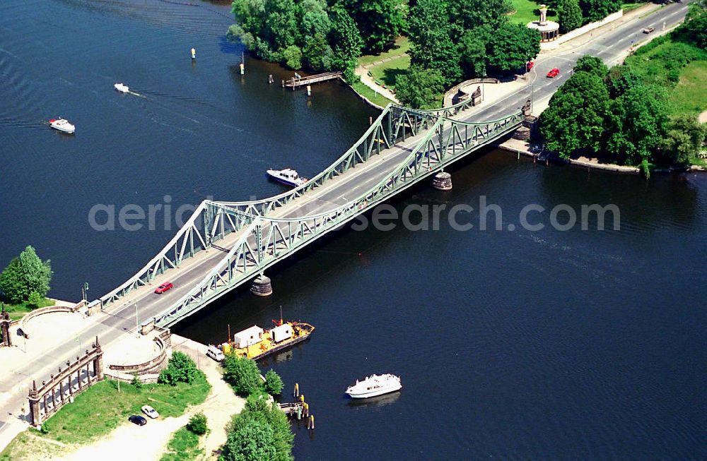 Aerial photograph Potsdam - Glienicker Brücke.