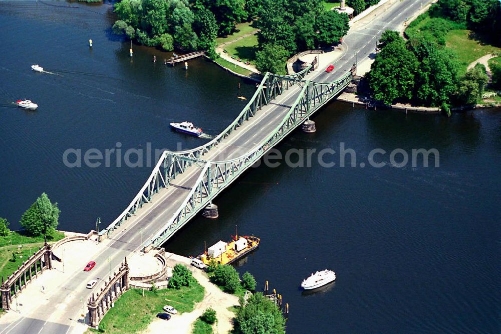 Potsdam from above - Glienicker Brücke.