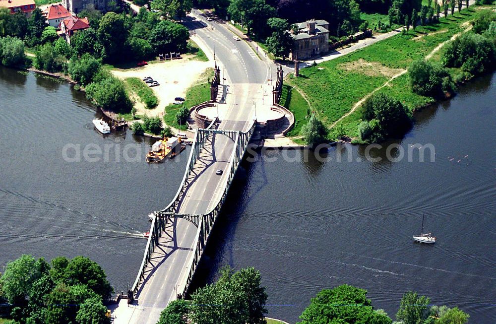 Potsdam from above - Glienicker Brücke.