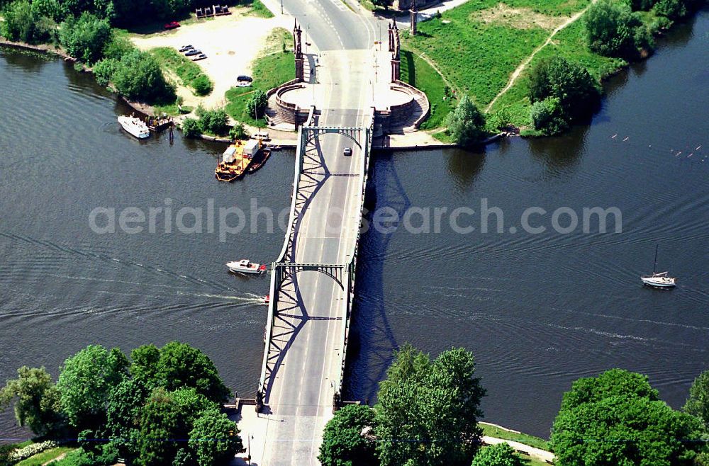 Potsdam from the bird's eye view: Glienicker Brücke.